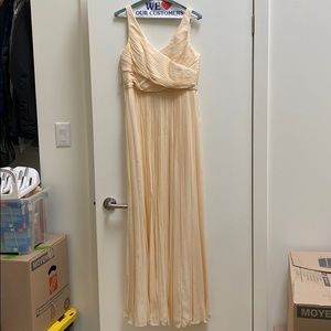 Jcrew Champagne Silk Bridesmaid Dress